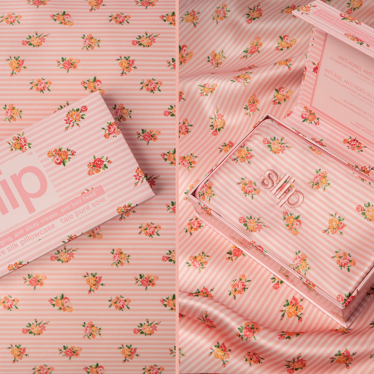 SLIP PURE SILK PILLOWCASE PETAL QUEEN ZIPPERED Slip (UK)