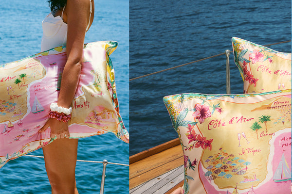 Beach Club Queen Zippered Pillowcase