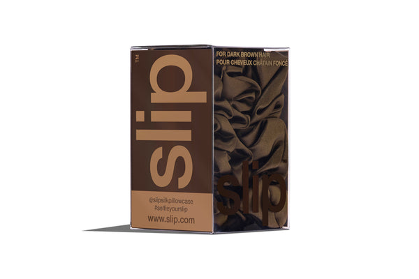 Back to Basics Dark Brown Midi/Large Scrunchie Set