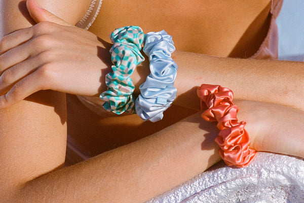 Sea Mist Large Scrunchies