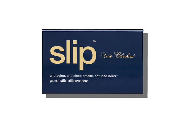 Late Checkout Navy Queen Zippered Pillowcase