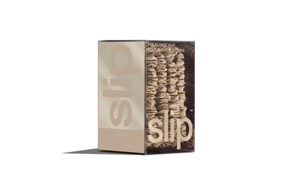 Back to Basics Blonde Skinny Scrunchies